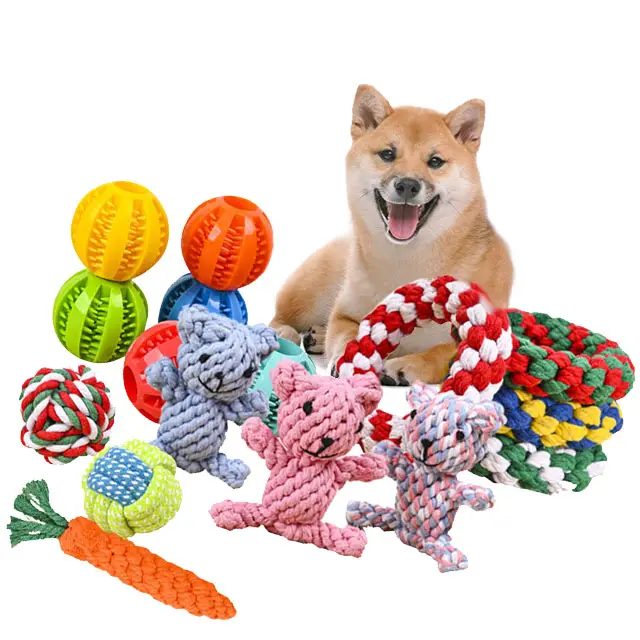 Hot Selling Different Designs Cotton Rope Dog Toys Pet Pet Chew Toys Pet Toys
