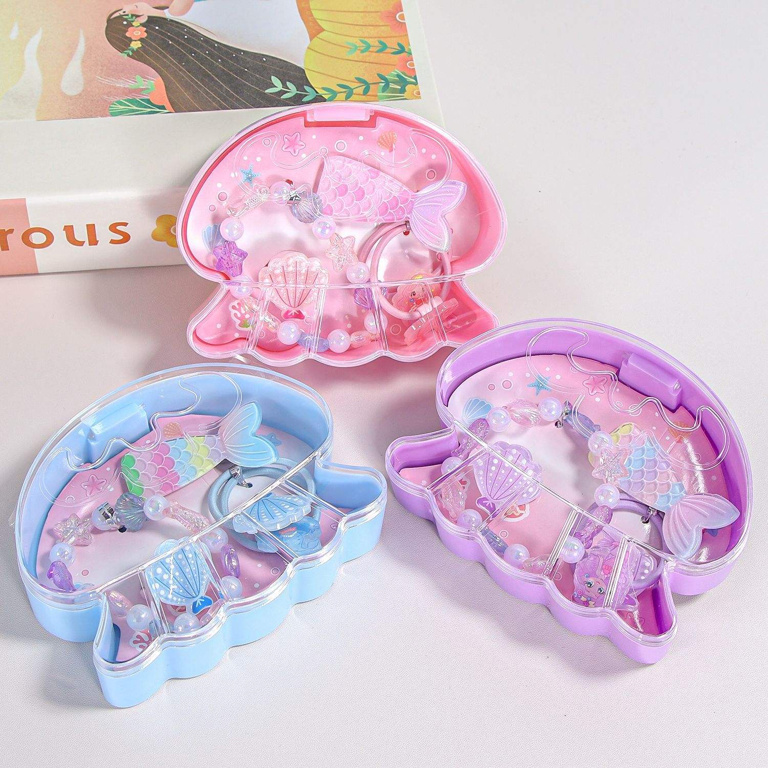 ชุดอุปกรณ์แต่งผม Ocean Series 1กล่อง