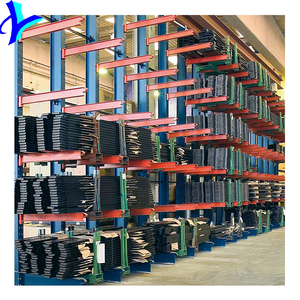 Warehouse Heavy Duty Steel Industrial Tube Carpet Cantilever Storage Rack