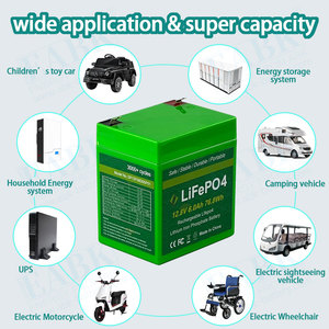 Baterai Lithium Ebike Penyimpanan Energi Rumah dan Sistem BMS Baterai Lifepo4 12V 6Ah 76.8Wh 3000+ Siklus Baterai Lithium 18650 - Product Image 5