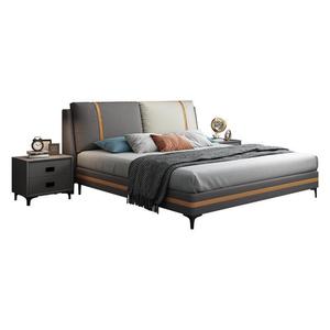 Cama Moderna Tapizada de 1.8m, Tamaño Doble, Estructura de Caja Alta, Muebles para Recámara Principal - Product Image 5