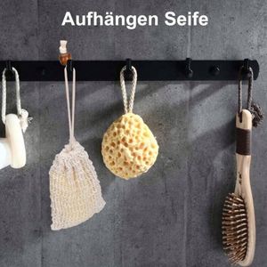 Sacs à savon en sisal naturel, pochette exfoliante en maille pour économiser le savon, 5,5 x 3,5 - Product Image 5