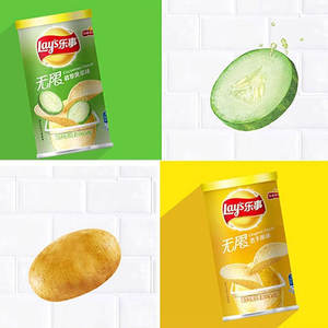 Оптовая цена, картофельные чипсы, небольшая банка, 40 г, консервы, популярные экзотические закуски с ароматом огурца, помидора - Product Image 5