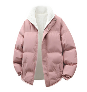 Veste tendance décontractée en duvet de coton moelleux, veste d'hiver pour homme, vêtements pour homme - Product Image 1