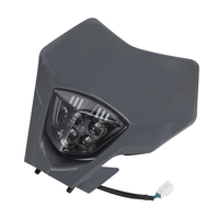 Ensemble de phares LED MIANA GasGas EC250 EC300 EC350, aluminium CNC 6061, plastique PP noir, Enduro Racing 2024 2025 2026