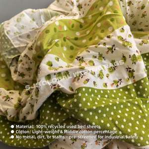 Trapos de algodón cortados, trapos de lona de colores, paños de limpieza recuperados para la industria de la pintura de maquinaria marina y de cubiertas. - Product Image 4