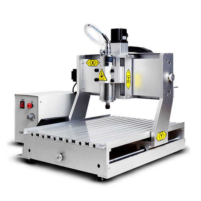 Mini CNC Router 3020 Z-VFD with 4th Rotary Axis, USB, 3 Axis, 1.5KW Spindle & 1605 Ball Screw
