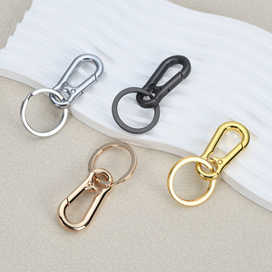 Số lượng lớn ngoài trời Kim Loại <span class=keywords><strong>Carabiner</strong></span> <span class=keywords><strong>Keychain</strong></span> an toàn Snap móc tổ chức vòng chìa khóa chuỗi DIY thủ công phụ kiện khóa clip móc khóa - Product Image 4