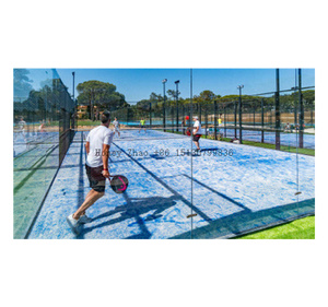 中国供应商led灯室内/室外桨网球场人造草出售 - Product Image 5