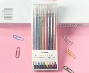 Multifunktion style Highlighter Liquid Glitter Gel schreiber Färbe gel stifte - Product Image 5