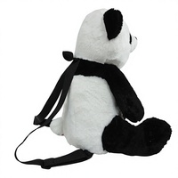 Sac d'école en peluche panda neuf, directement de l'usine, jouet en peluche doux avec rembourrage en coton PP pour enfants de 2 ans et plus
