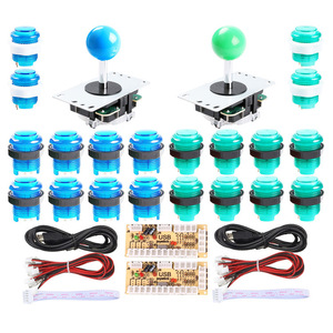 Kit Arcade DIY 30 Cartouches Bouton Interrupteur Accessoires Console <span class=keywords><strong>de</strong></span> Jeu Carte USB Circuit Imprimé Petite Carte Puce Joystick - Product Image 1