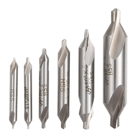 Ensemble de 6 forets centraux HSS 60 degrés outils électriques forets à métaux perçage de trous/coupeur 1.0/1.5/2.0/2.5/3.0/5.0mm