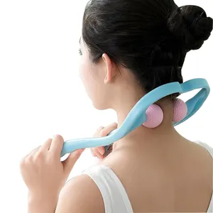 China supplier sale hand held shoulder cervical spine back neck massager roller machine for office