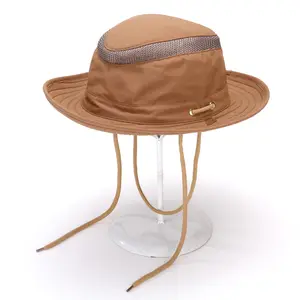 Chapéu balde bordado para exterior com logotipo personalizado unissex multicolorido para o verão