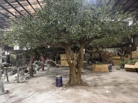 Arbre d'olivier artificiel réaliste pour les designers d'intérieur |   Végétation personnalisée de grande taille pour maisons de luxe, hôtels et espaces commerciaux