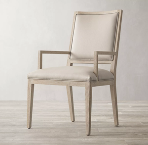 Chaise de salle à manger en cuir italien moderne de luxe de couleur personnalisée Rhohohill chaises de <span class=keywords><strong>table</strong></span> à manger à dossier haut <span class=keywords><strong>fauteuil</strong></span> d'intérieur en bois - Product Image 1