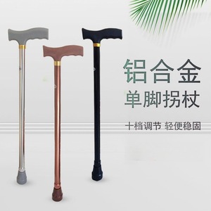 Bâton de marche léger et réglable en alliage d'aluminium pour personnes âgées, idéal pour la randonnée - Product Image 1