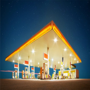 ガソリンスタンド看板 看板広告 照明付き自立型パイロン看板 - Product Image 4