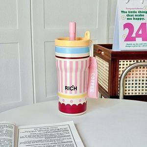 แก้วน้ำเก็บความเย็นสแตนเลส 316 ลายแฟชั่น <span class=keywords><strong>ผนัง</strong></span>สองชั้น พร้อมฝาปิดกันรั่วซึมและฐานกันลื่น - Product Image 4