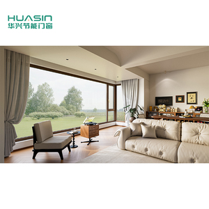 Tùy Chỉnh Nhôm-Clad Gỗ Hướng Trong Cửa Sổ Cửa Sổ Với Kính Cường Lực Trẻ Em An Toàn Cho Ngôi Nhà Trường Không Gỉ Louver Rèm Loại - Product Image 1