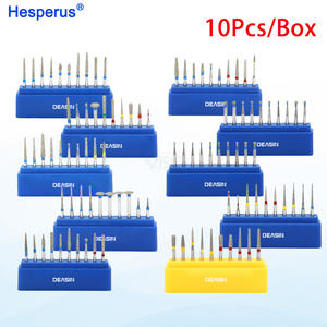 10 cái/hộp nha khoa tốc độ cao Kim Cương <span class=keywords><strong>burs</strong></span> Set Nha khoa Răng vương miện Inlay chuẩn bị <span class=keywords><strong>burs</strong></span> công cụ đánh bóng nha khoa phụ kiện - Product Image 6