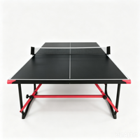Table de tennis pliable pour l'intérieur et l'extérieur, taille officielle