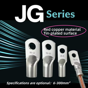 Bornes de câble en cuivre SC(JG) pour batterie, 1,5-300 mm², plaquées étain, à sertir, 250 V, marque Jinmao - Product Image 6