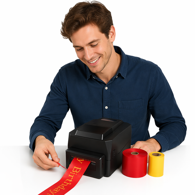 New 300DPI Thermal Transfer Label Printer 4inch 110mm for 25mm-108mm Paper Width USB & Wireless in Stock