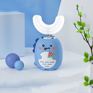 Cepillo de Dientes Eléctrico en Forma de U para Niños, de Silicona Suave, Impermeable IPX7, con Diseño de Dibujos Animados, Venta al Por Mayor de Fábrica - Product Image 4