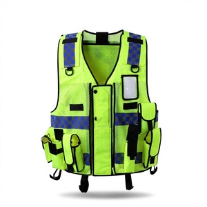 Giubbotto di salvataggio personalizzabile Multi-funzionale <span class=keywords><strong>abbigliamento</strong></span> di sicurezza riflettente per la costruzione di sicurezza giubbotto riflettente - Product Image 6