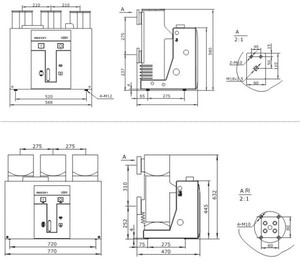 Disjoncteur à vide ZN63A(VS1)-12 pour intérieur haute tension - Product Image 4
