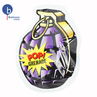 Nouveau design ballon en aluminium de forme irrégulière ballon à hélium joyeux anniversaire pour décoration de fête d'anniversaire ballons colorés à la Grenade