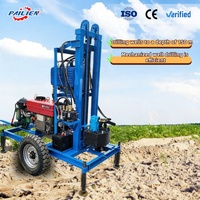 Machine de forage de puits d'eau portable tout-en-un compacte de 100 m pour usage domestique