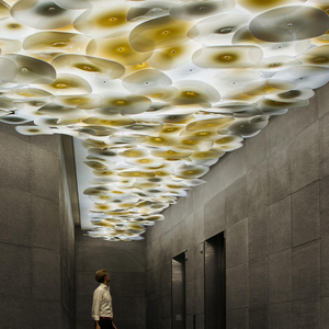 Lampes de couloir, Décoration de villa, Lustres LED de luxe pour mariage, Luminaires suspendus pour hôtel, Suspensions modernes, Luxe moderne - Product Image 1