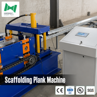 Nouvelle Conception Machine de Formage à Froid pour Planches de Travail Hydrauliques en Acier Q235, Ligne de Production pour la Fabrication de Passerelles d'Échafaudage