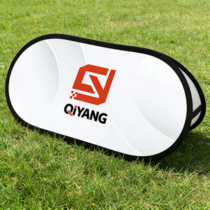 Expositor Publicitario Plegable Tipo Pop-Up con Logotipo Personalizado, Estructura Curva, <span class=keywords><strong>Banner</strong></span> de Poliéster y Asta de Carbono - Product Image 1