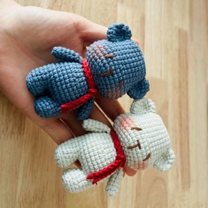 All'ingrosso fatto a mano all'uncinetto orso peluche personalizzato piccolo uncinetto orsacchiotto <span class=keywords><strong>Amigurumi</strong></span> peluche lavorato a maglia giocattolo per Baby Shower regalo - Product Image 2