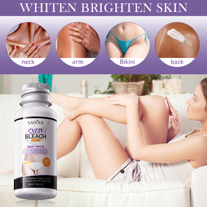 OEM Offre Spéciale SADOER Organique Mélatonine Arbutine Éclaircissant Crème pour la Peau <span class=keywords><strong>Vente</strong></span> en Gros Aisselles Articulations Blanchiment Lotion pour le Corps Pour les Femmes - Product Image 4