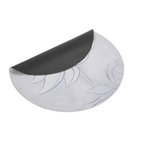 Coussin de méditation rond écologique antidérapant en daim et caoutchouc, pliable, 60 cm, tapis de yoga portable pour entraînement en intérieur
