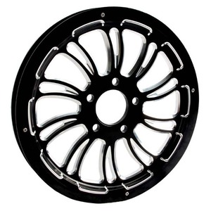 Nouvelle poulie de courroie arrière en aluminium CNC de 1 pouce pour motos <span class=keywords><strong>Harley</strong></span> <span class=keywords><strong>Davidson</strong></span>, design modifié - Product Image 2