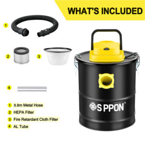 Prix d'usine direct <span class=keywords><strong>aspirateur</strong></span> à cendres électrique portable filtre HEPA pour cheminées de voiture barbecue comprend un ventilateur pour garage extérieur - Product Image 5