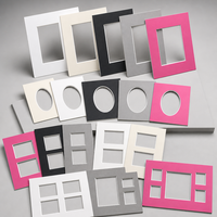 Passe-partout personnalisé pour cadres photo - Passe-partout blanc sans acide, de 5 pouces à A3, pour l'affichage d'images et d'œuvres d'art