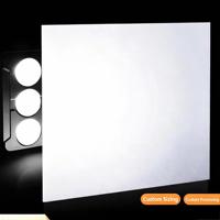 Panneau diffuseur en acrylique givré à haute transmission personnalisé, feuille de guidage de lumière LED pour boîte lumineuse publicitaire, panneau de plafond