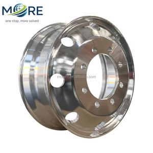 ล้ออะลูมิเนียมฟอร์จน้ำหนักเบา MEIKA 16X6.0 รุ่นใหม่ สำหรับรถบรรทุกและรถบัส ได้รับการรับรองมาตรฐาน ISO ผลิตในประเทศจีน - Product Image 1