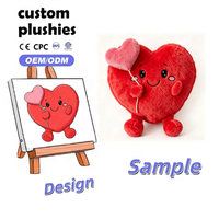 Peluche Lapin à Longues Oreilles OEM avec Cœur Rose Broderie Personnalisée Texte Lapin Rembourré Doux Cadeau de Saint-Valentin pour Filles Vente en Gros