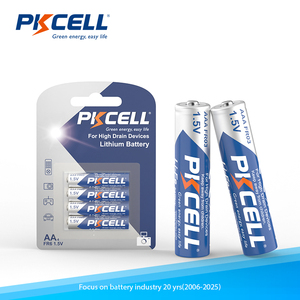 Batería de <span class=keywords><strong>Litio</strong></span> PKCELL de Alta Calidad AA 1200 2900 mAh FR6 FR03 LiFeS2 <span class=keywords><strong>AAA</strong></span> 1.5v para Juguetes - Product Image 6