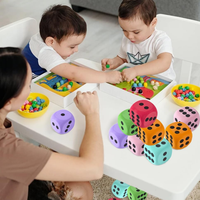 Dés géants en mousse EVA, matériau de coussin doux, décoration pour jeux de société, fabricant