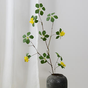 Longstar, venta al por mayor, barato <span class=keywords><strong>y</strong></span> bonito, Zen estilo chino, tela de seda de ratán, plantas artificiales decorativas para interiores <span class=keywords><strong>y</strong></span> exteriores - Product Image 4