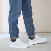 Nouvelle Arrivée Prix d'Usine en Gros Chaussures Décontractées en Cuir Véritable Respirantes Tendance Mode Chaussures Décontractées pour Hommes Rehaussantes